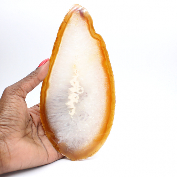 Spécimen d'Agate sédimentaire polie