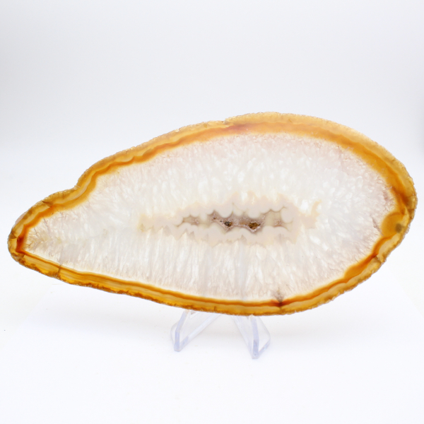 Tranche d'Agate géante polie