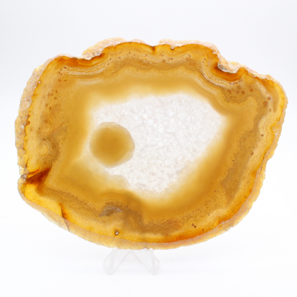Agate du Brésil : Tranche de luxe