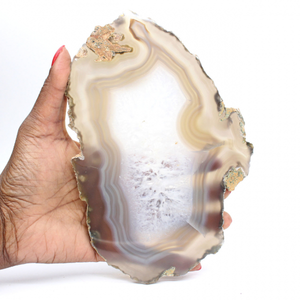 Plaque d'Agate zonée du Brésil