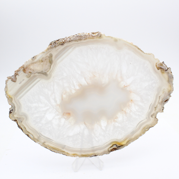 Tranche de Calcédoine rubanée