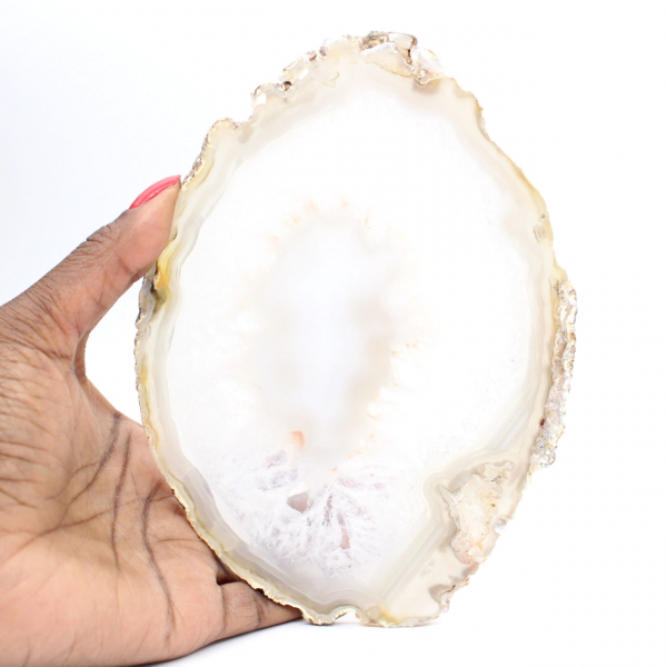 Tranche de Calcédoine rubanée