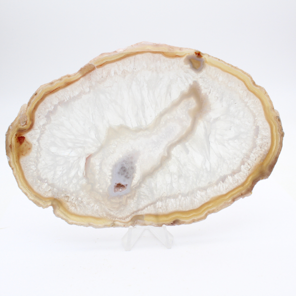 Agate grise et bleue du Brésil