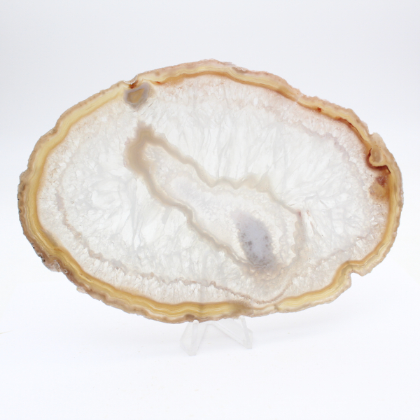 Agate grise et bleue du Brésil