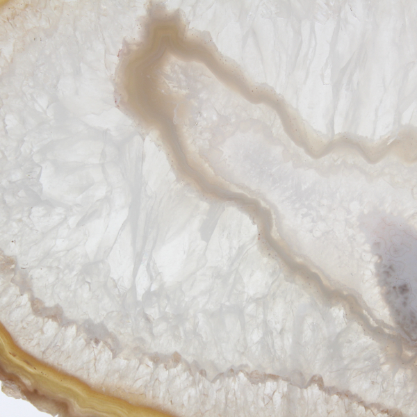 Agate grise et bleue du Brésil