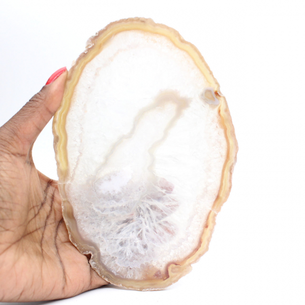 Agate grise et bleue du Brésil