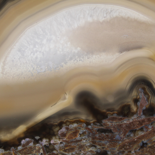 Objet de collection : Agate polie