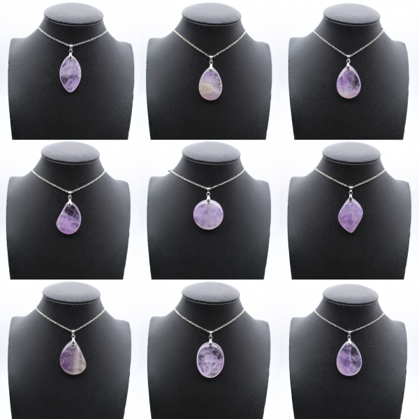 Pendentif Améthyste - Bijou Minéralogique Pur