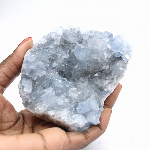 Célestine de Madagascar - Druse Cristallisée