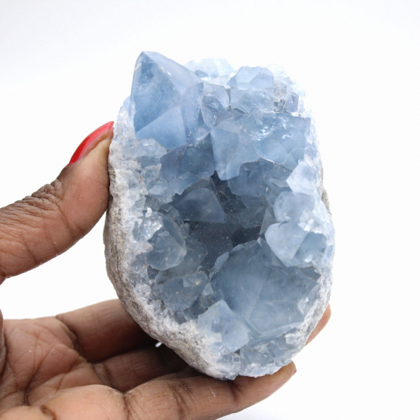 Géode Massive de Célestine de Madagascar