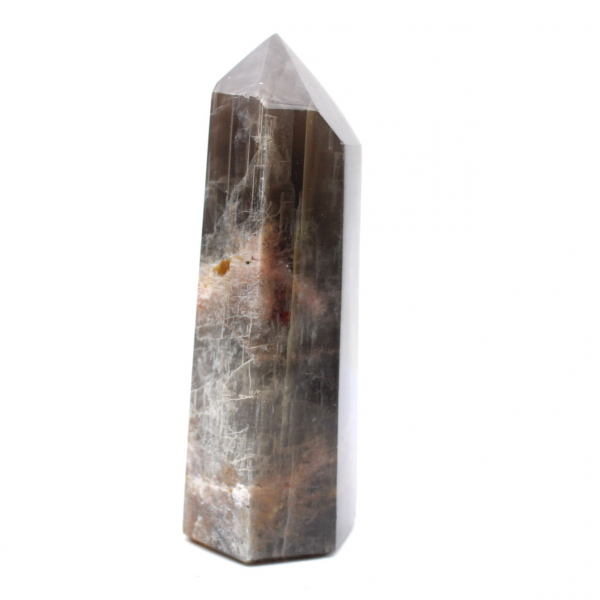 Prisme de Microcline Naturel - Pierre de Lune Noire d'Exposition