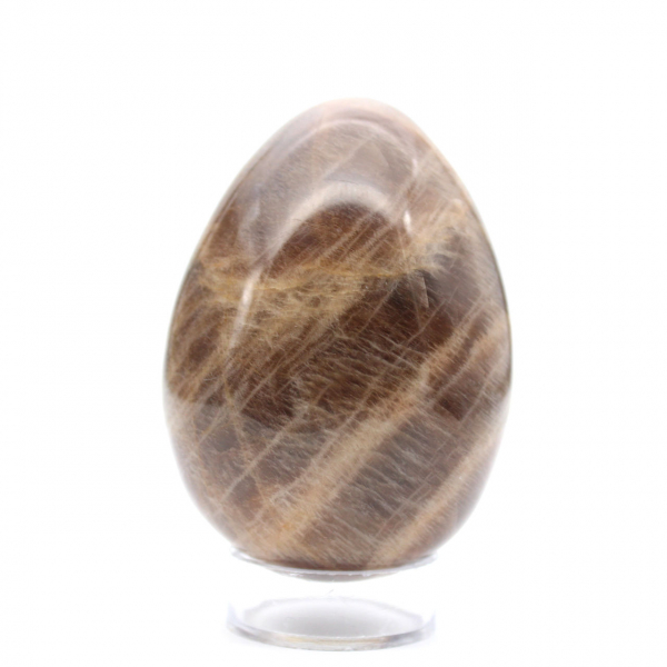 Œuf Microcline Noir 260g - Madagascar