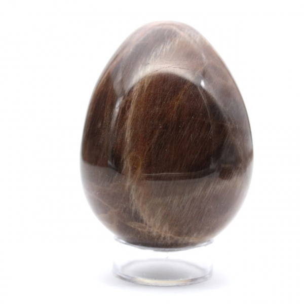 Œuf Pierre de Lune Noire - Microcline