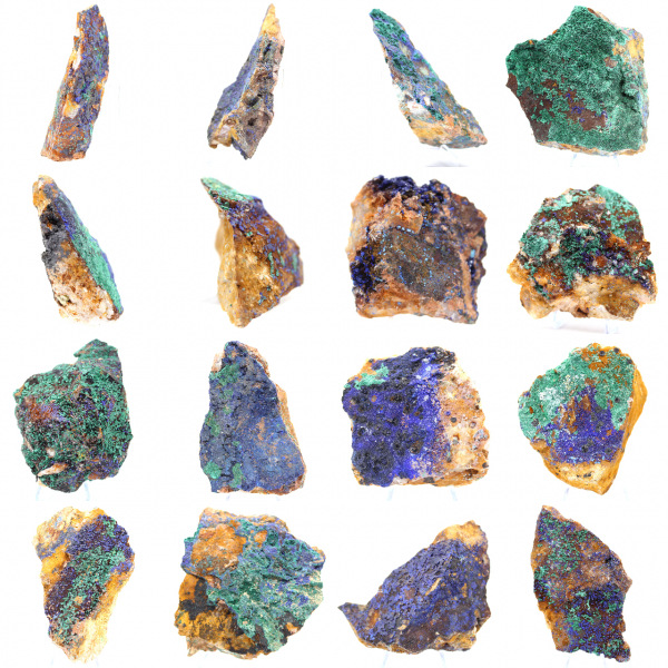 Minéral brut Azurite Malachite