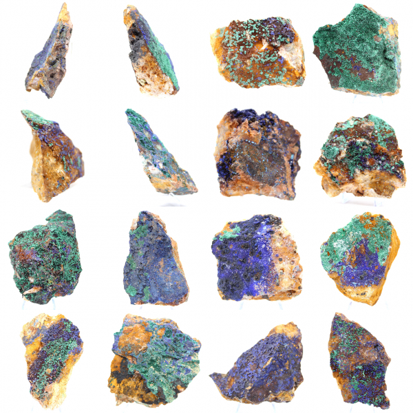 Minéral brut Azurite Malachite