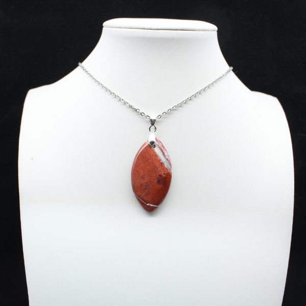 Pendentif Jaspe Rouge Madagascar