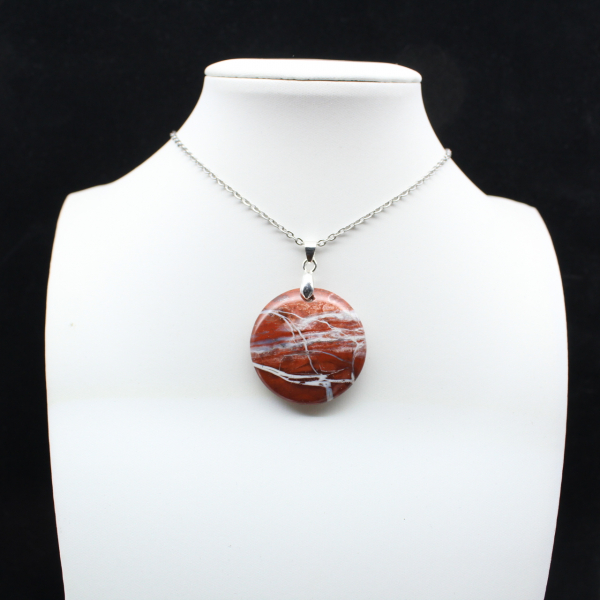 Bijou Jaspe Rouge de Madagascar