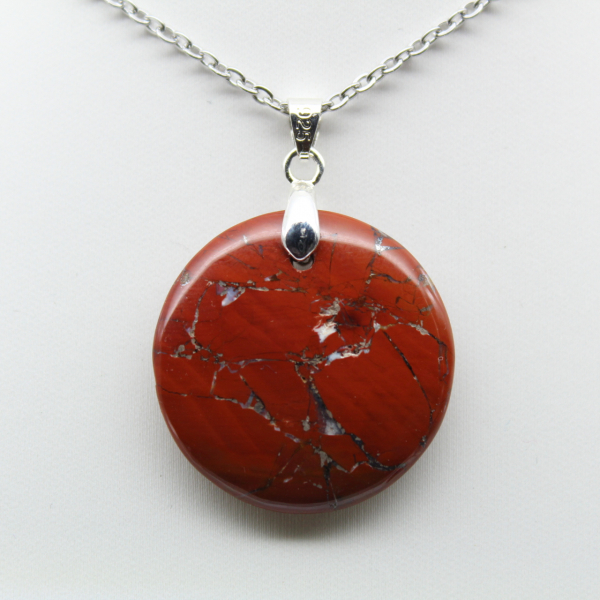 Pendentif Jaspe Rouge de Collection