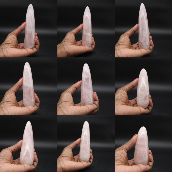 Bâton en quartz rose