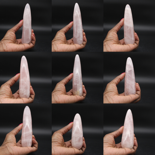 Bâton en quartz rose