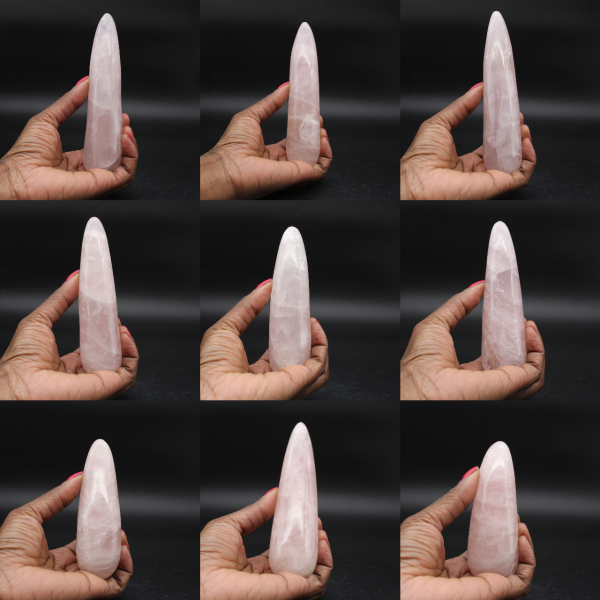 Bâton en quartz rose