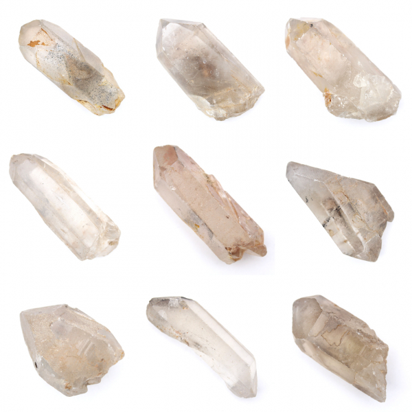 Cristal de quartz naturel brut