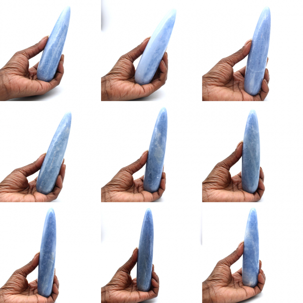 Bâton de calcite bleue