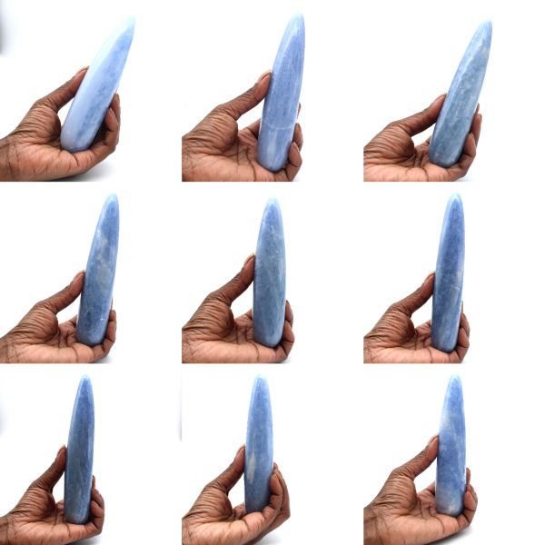 Bâton de calcite bleue