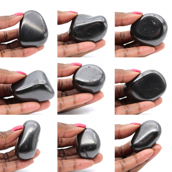 Pierre polie en shungite