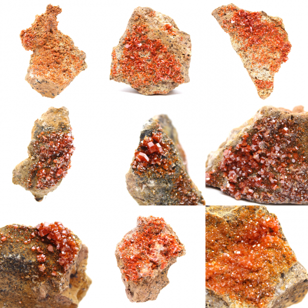 Vanadinite cristalisée