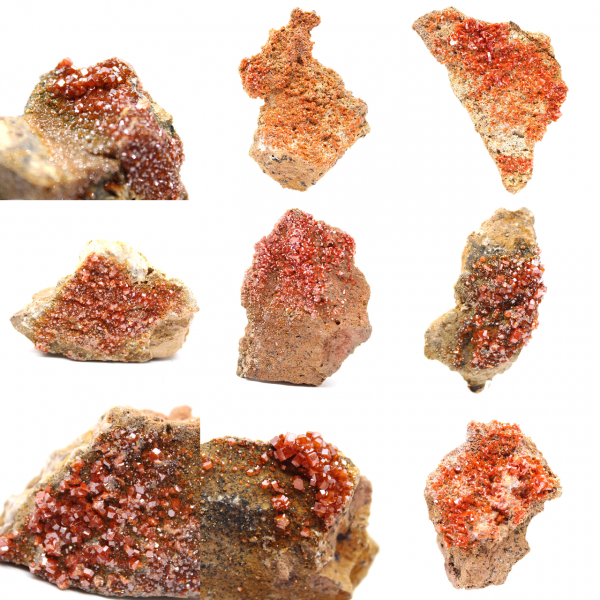 Vanadinite cristalisée