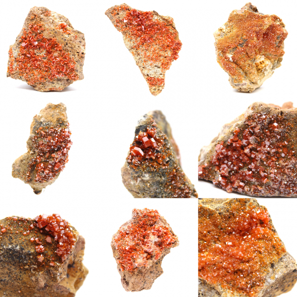 Vanadinite cristalisée