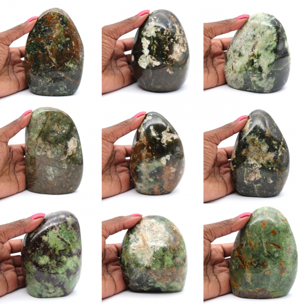 Forme libre de Chrysoprase