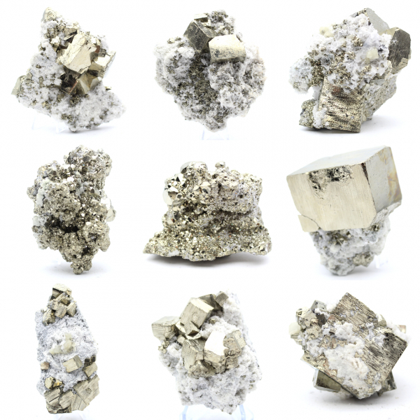 Pyrite cristallisée 