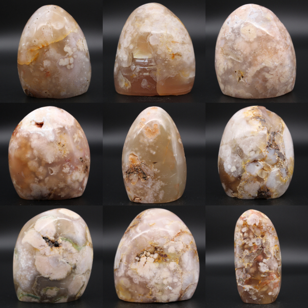 Agate fleur naturelle de décoration