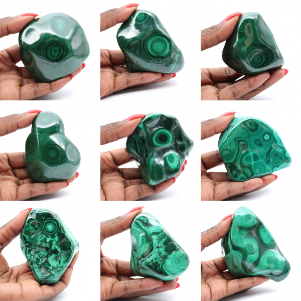 Malachite à poser