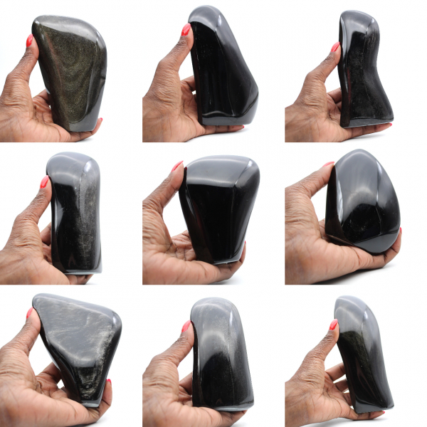 Obsidienne dorée à poser