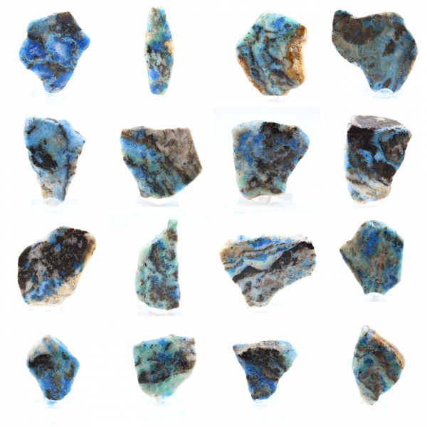 Tranche d’Azurite Malachite pour collection minérale