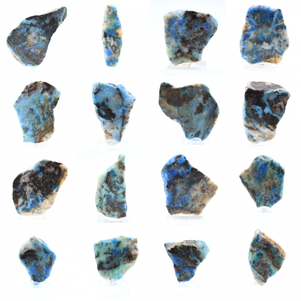 Tranche d’Azurite Malachite pour collection minérale