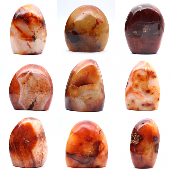 Cornaline Polie Petite Pièce - Spécimen Minéral de Décoration (Madagascar)