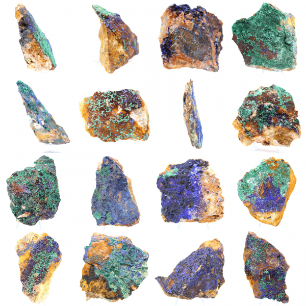 Minéral brut Azurite Malachite