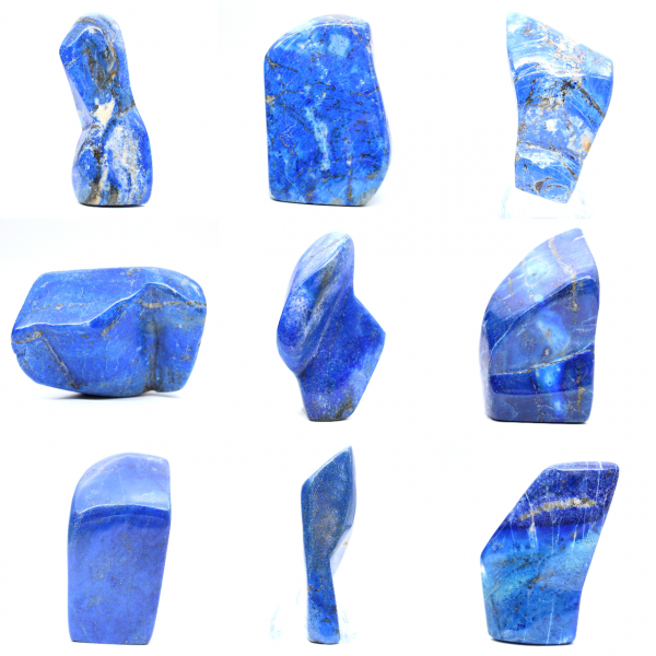 Ornement Minéral Lapis-Lazuli Afghanistan Bleu Profond