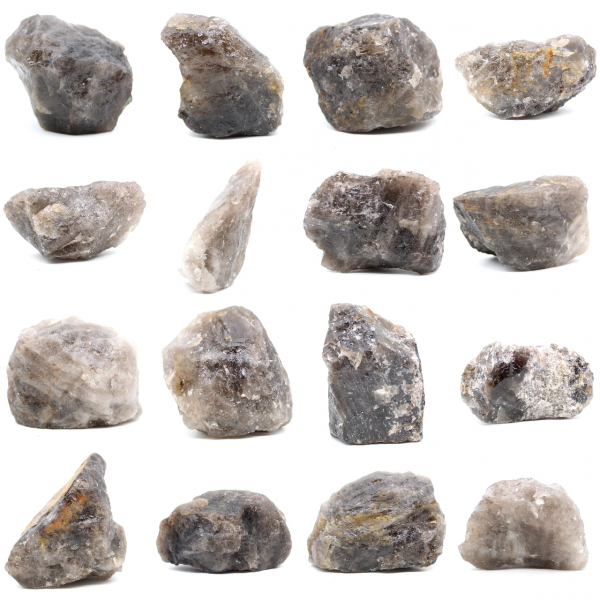 Quartz fumé brut de Madagascar