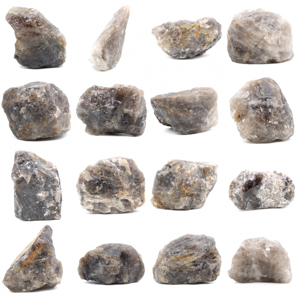 Quartz fumé brut de Madagascar