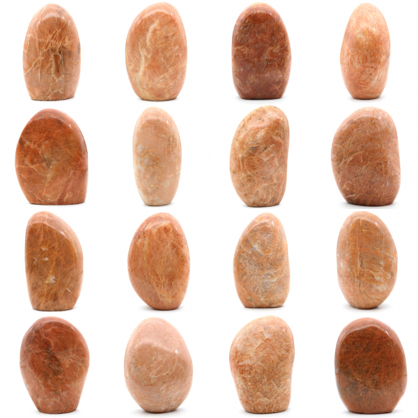 Pierre de lune rose microline de décoration