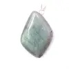 Pendentif en labradorite forme libre bélière argent 925 - 0