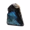 Labradorite forme libre bloc à poser une face polie