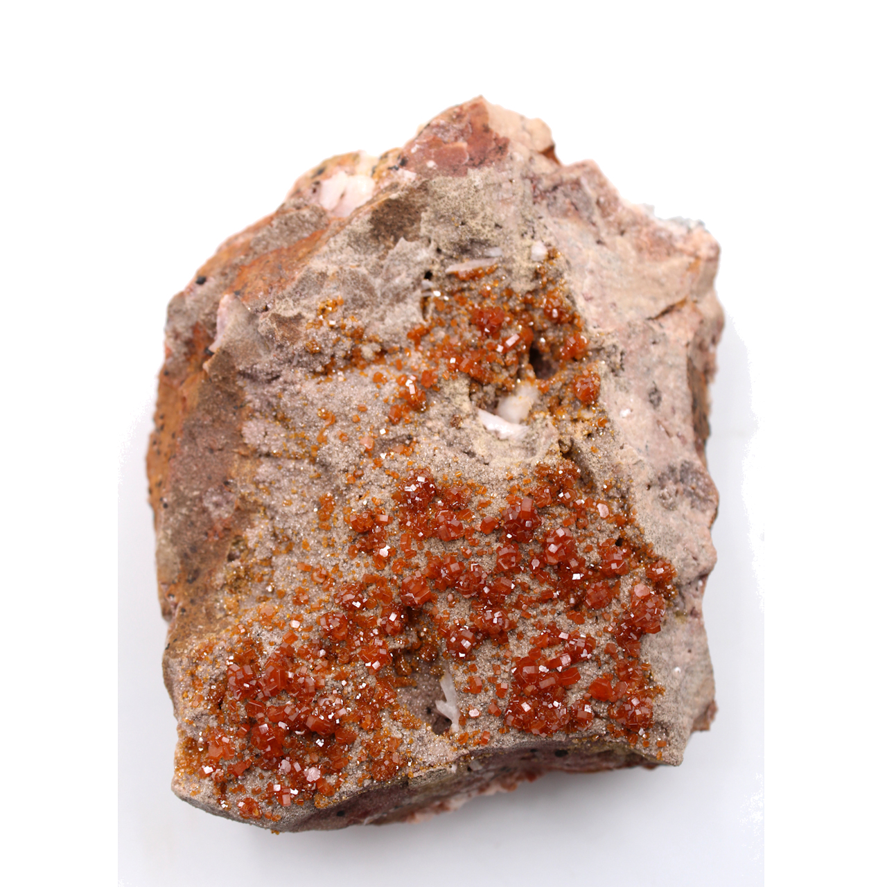 Cristaux de vanadinite sur gangue