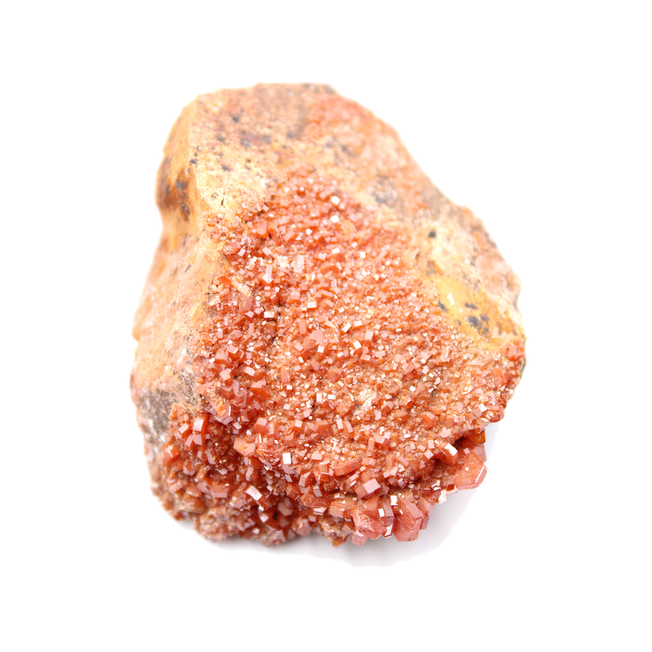 Cristaux de vanadinite sur gangue