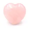 Coeur en quartz rose de Madagascar - 0